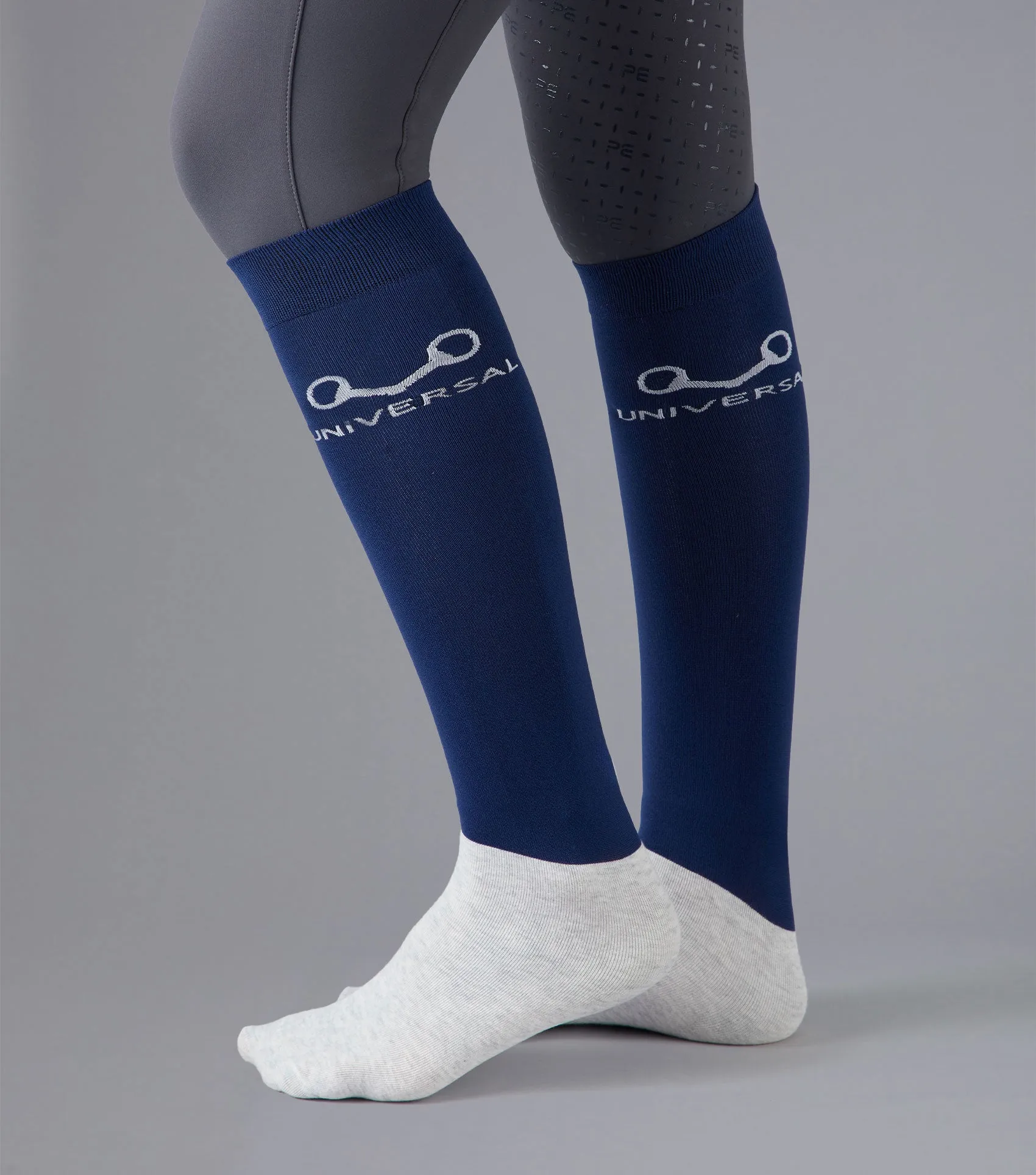 Adults Thin Stretch Riding Socks (2 Pairs) Navy