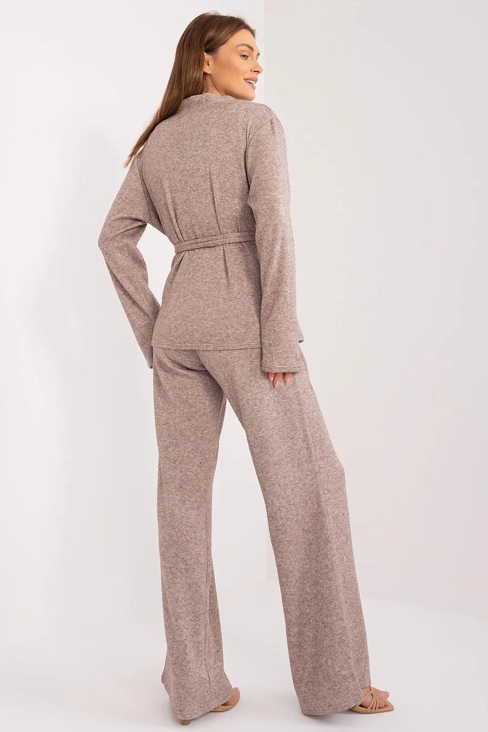 Angora Chic Women's Sweater and Trousers Outfit