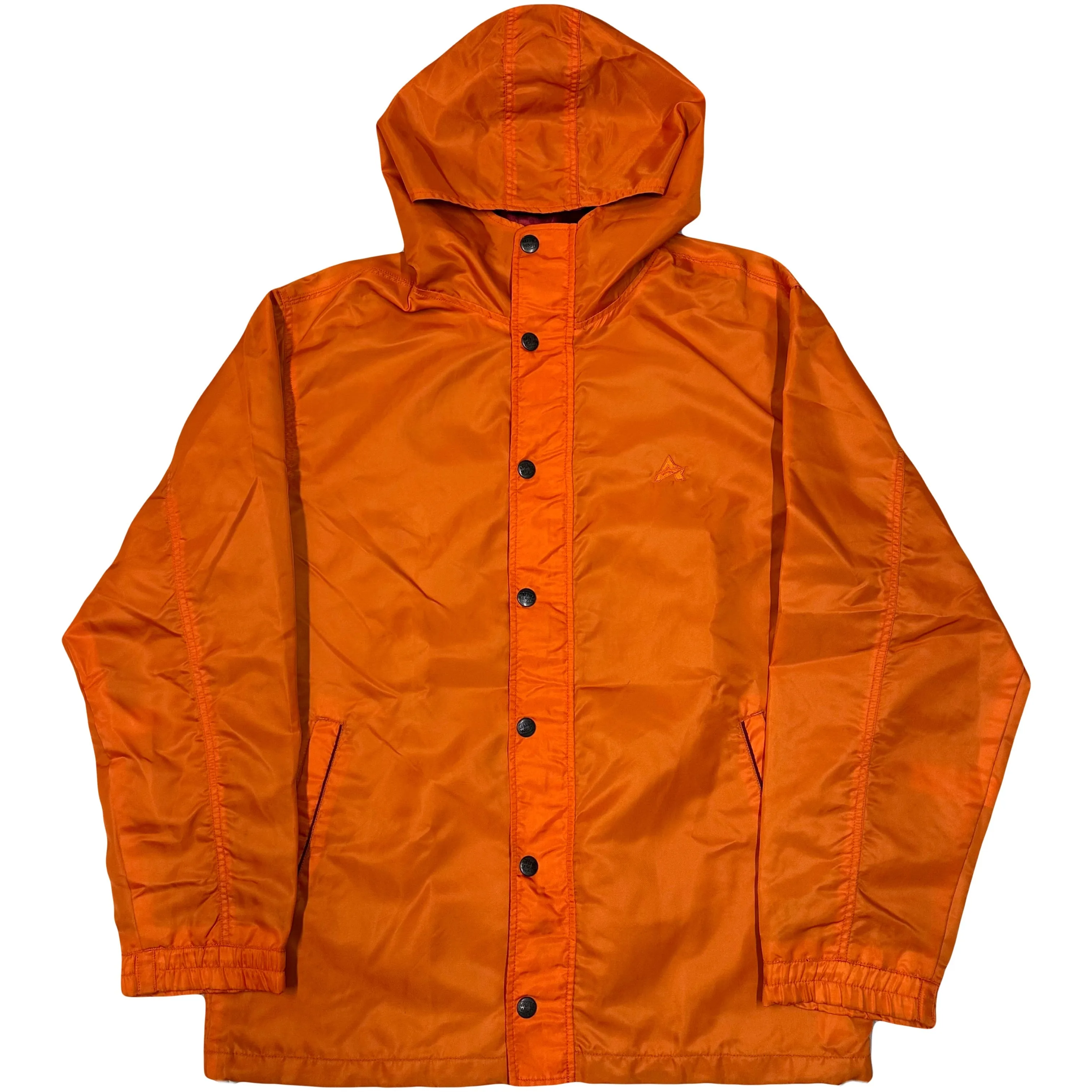 Avirex Spellout Rain Jacket In Orange ( XL )