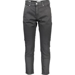 Calvin Klein Black Cotton Men Jeans