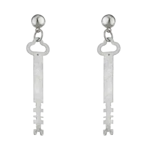 CLOVER KEY EARRINGS