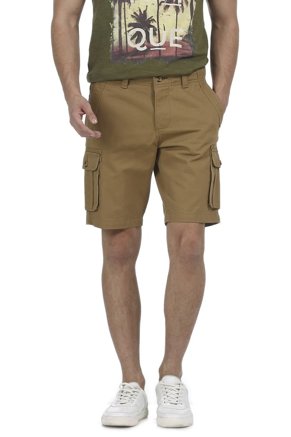 Comfort Fit 6 Pocket Cargo Shorts