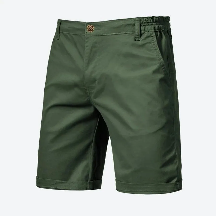 Comfortable Tailored Fit Chino Shorts