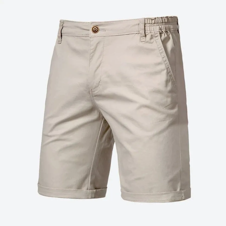 Comfortable Tailored Fit Chino Shorts