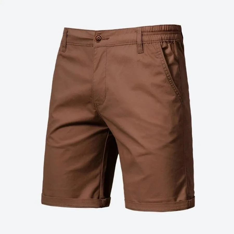 Comfortable Tailored Fit Chino Shorts