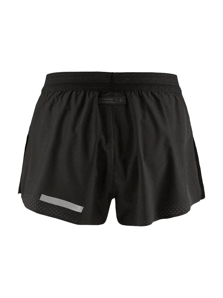 Craft Mens Pro Hypervent Split Shorts 2 Black SS24