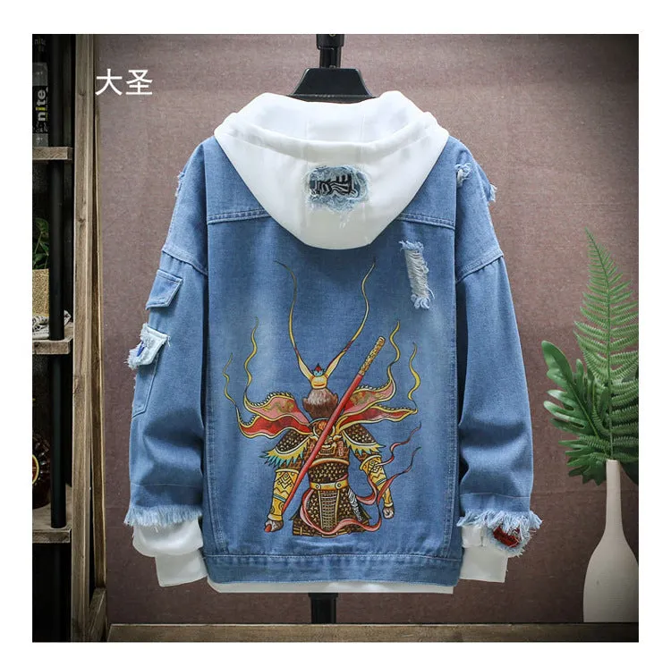 Denim Loose Trendy Jacket Tops Outerwear