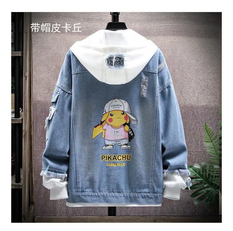 Denim Loose Trendy Jacket Tops Outerwear