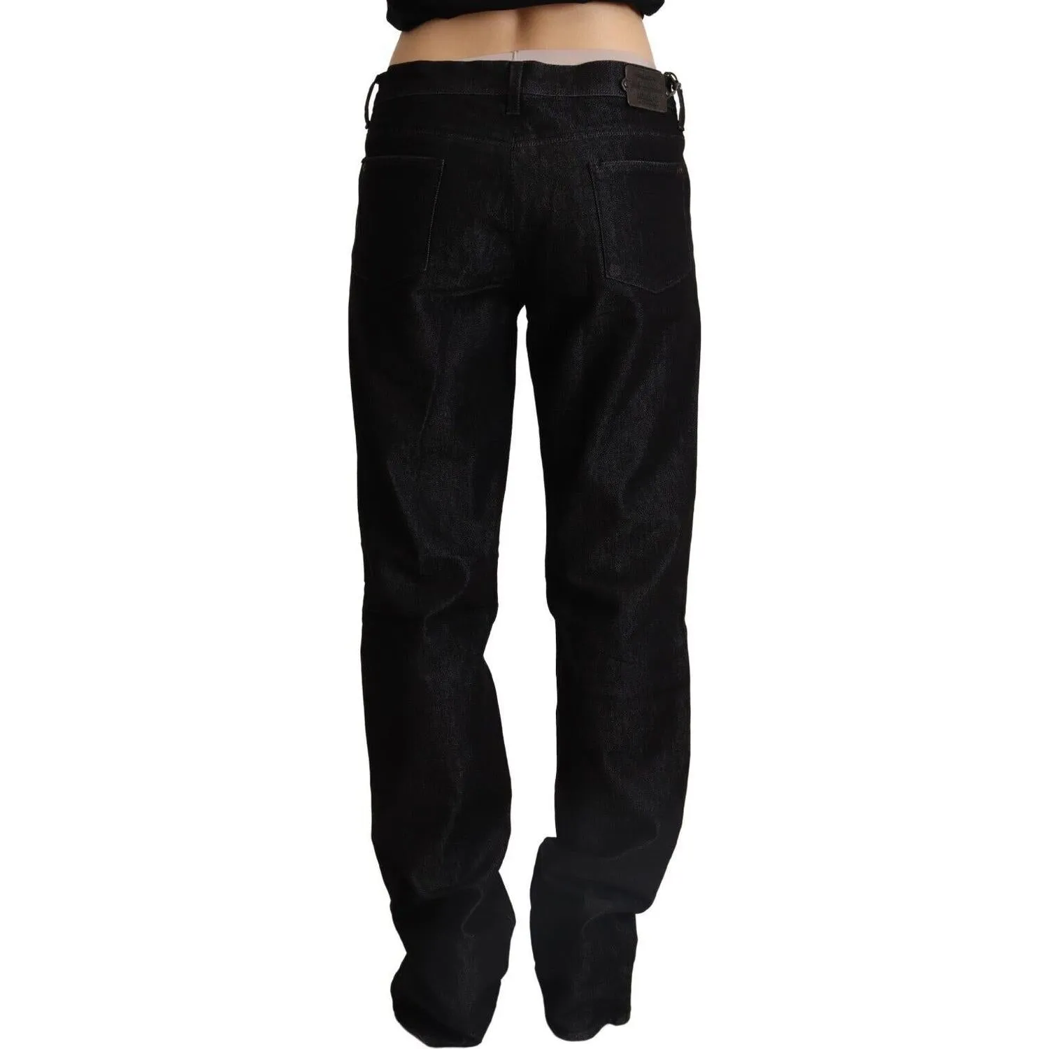 Ermanno Scervino Chic Straight Cut Low Waist Jeans