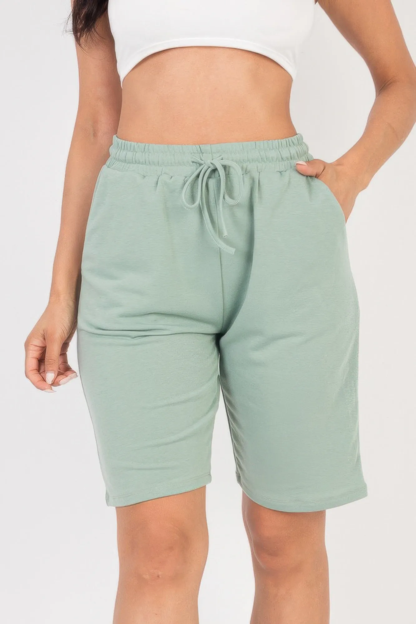 French Terry Bermuda Shorts