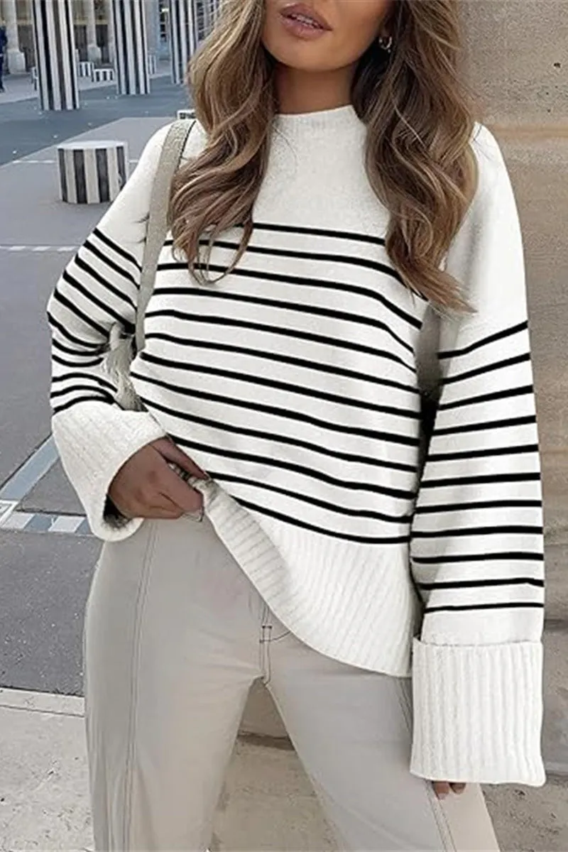 HWS1150 Parisian Stripe Sweater