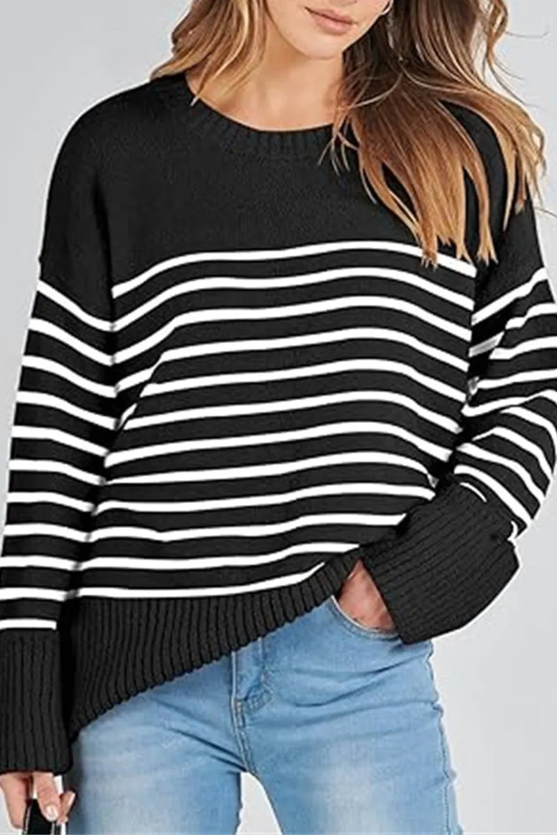 HWS1150 Parisian Stripe Sweater