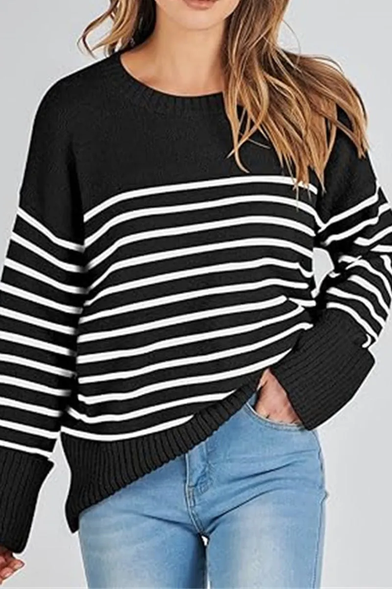 HWS1150 Parisian Stripe Sweater