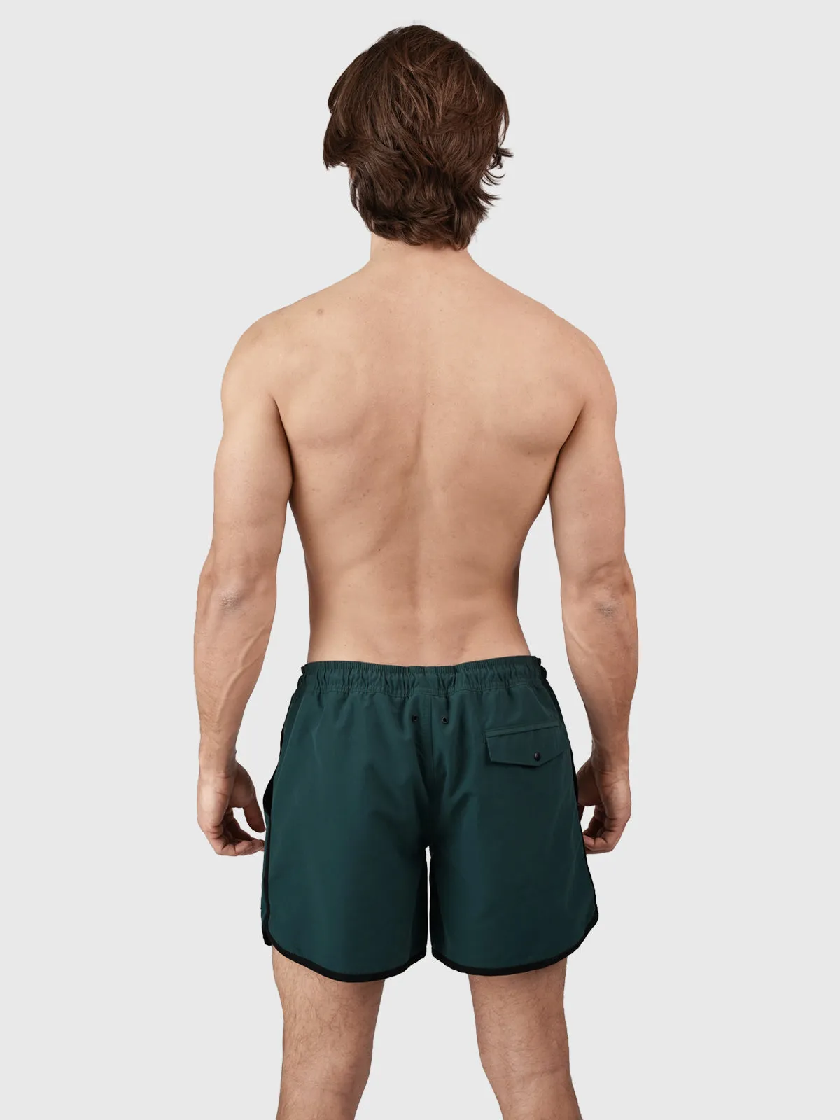 Lazon Men Short Swim Shorts | Green