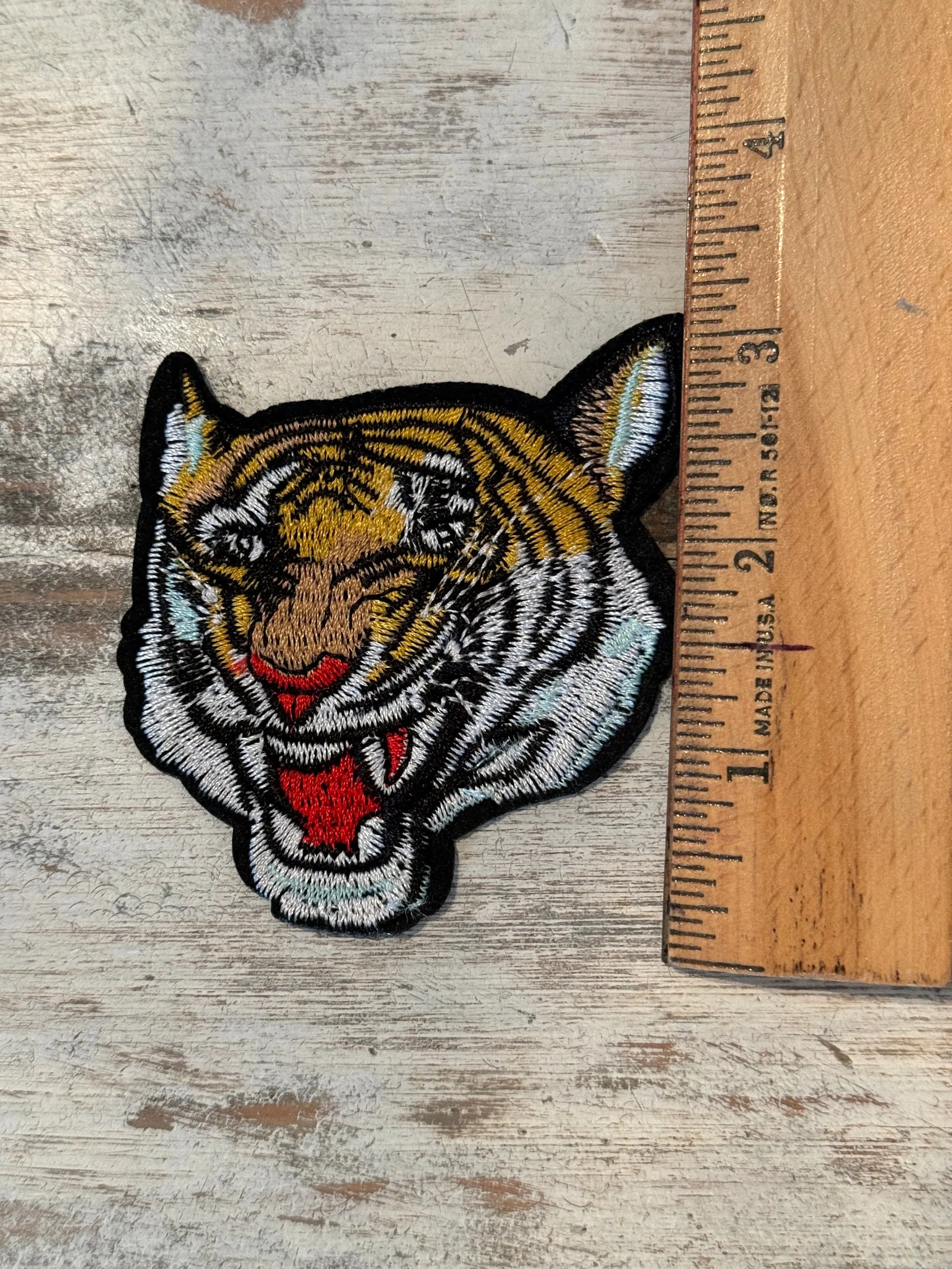 Lions, Tigers & Other Cats Mascot Iron On Patches