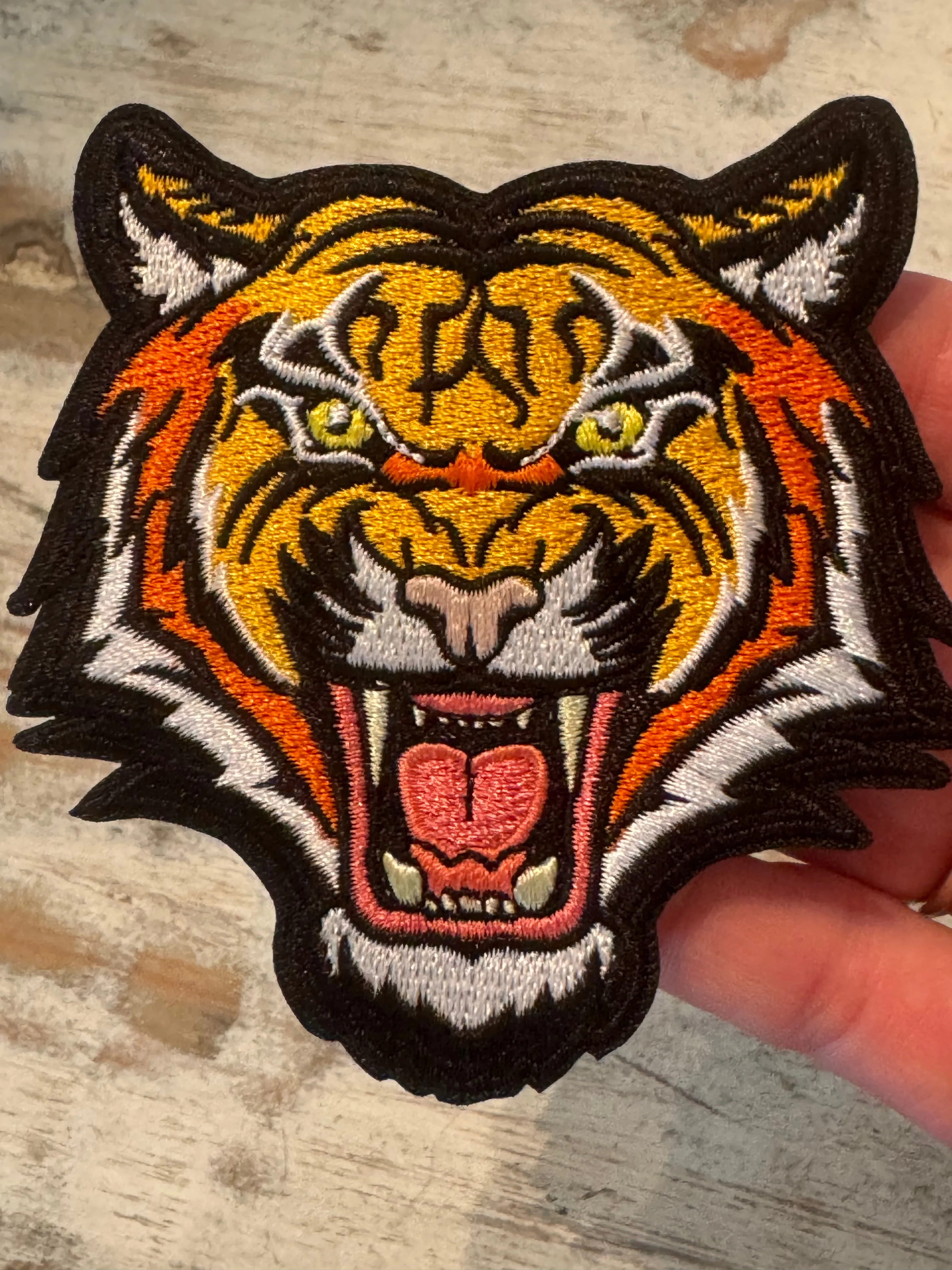 Lions, Tigers & Other Cats Mascot Iron On Patches