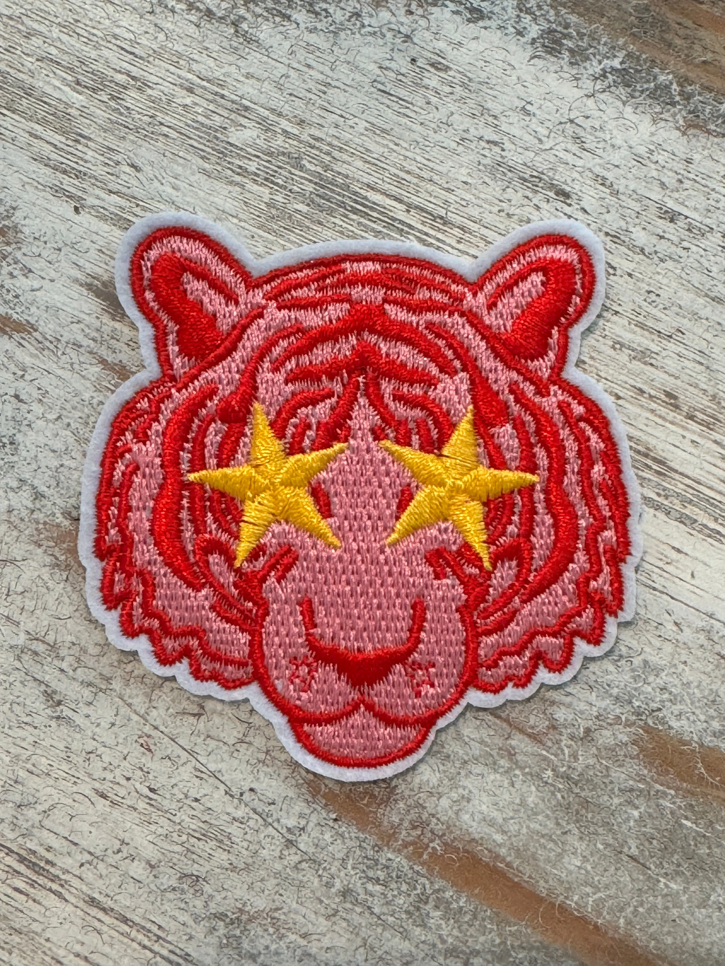 Lions, Tigers & Other Cats Mascot Iron On Patches