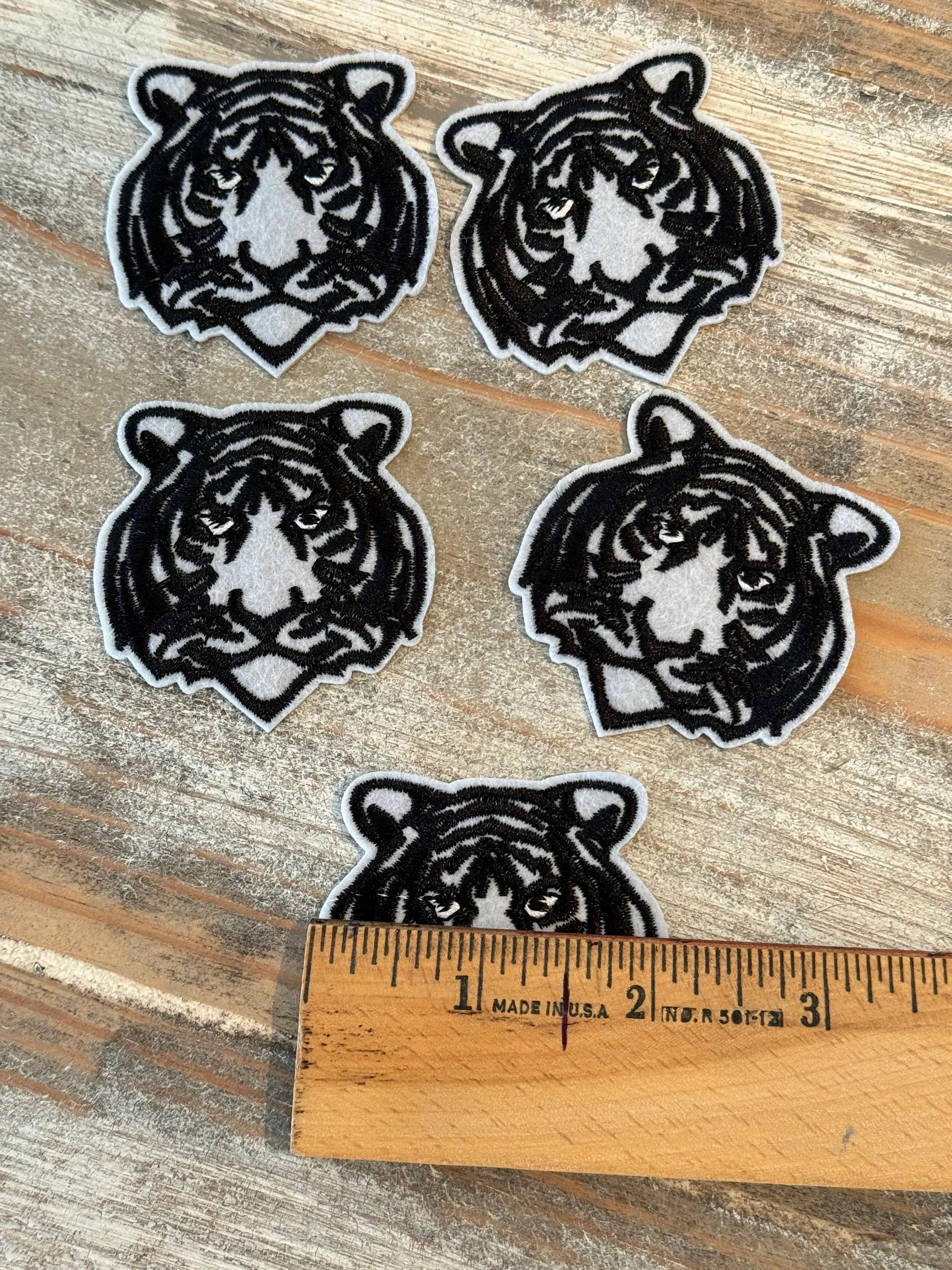 Lions, Tigers & Other Cats Mascot Iron On Patches