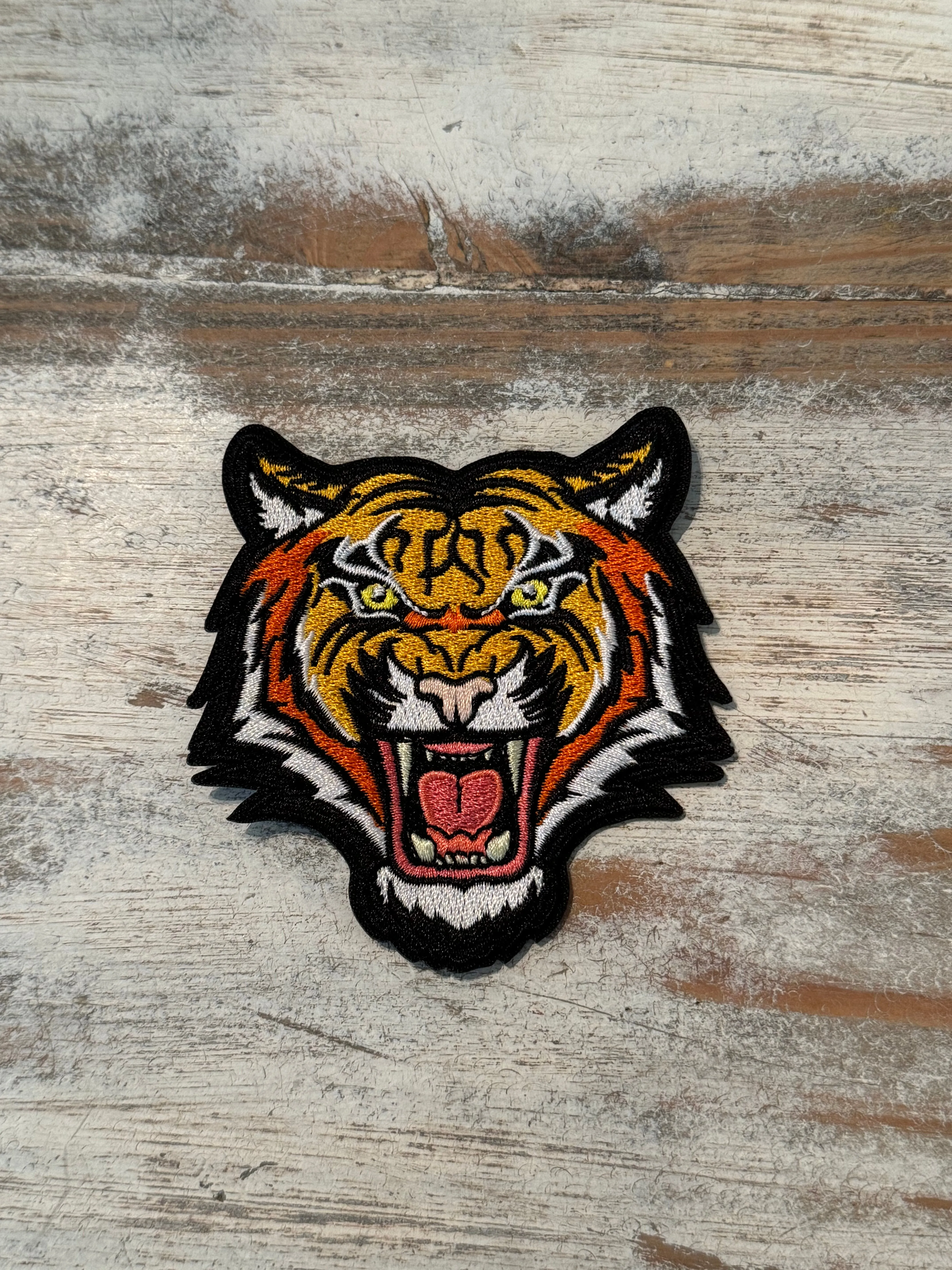 Lions, Tigers & Other Cats Mascot Iron On Patches