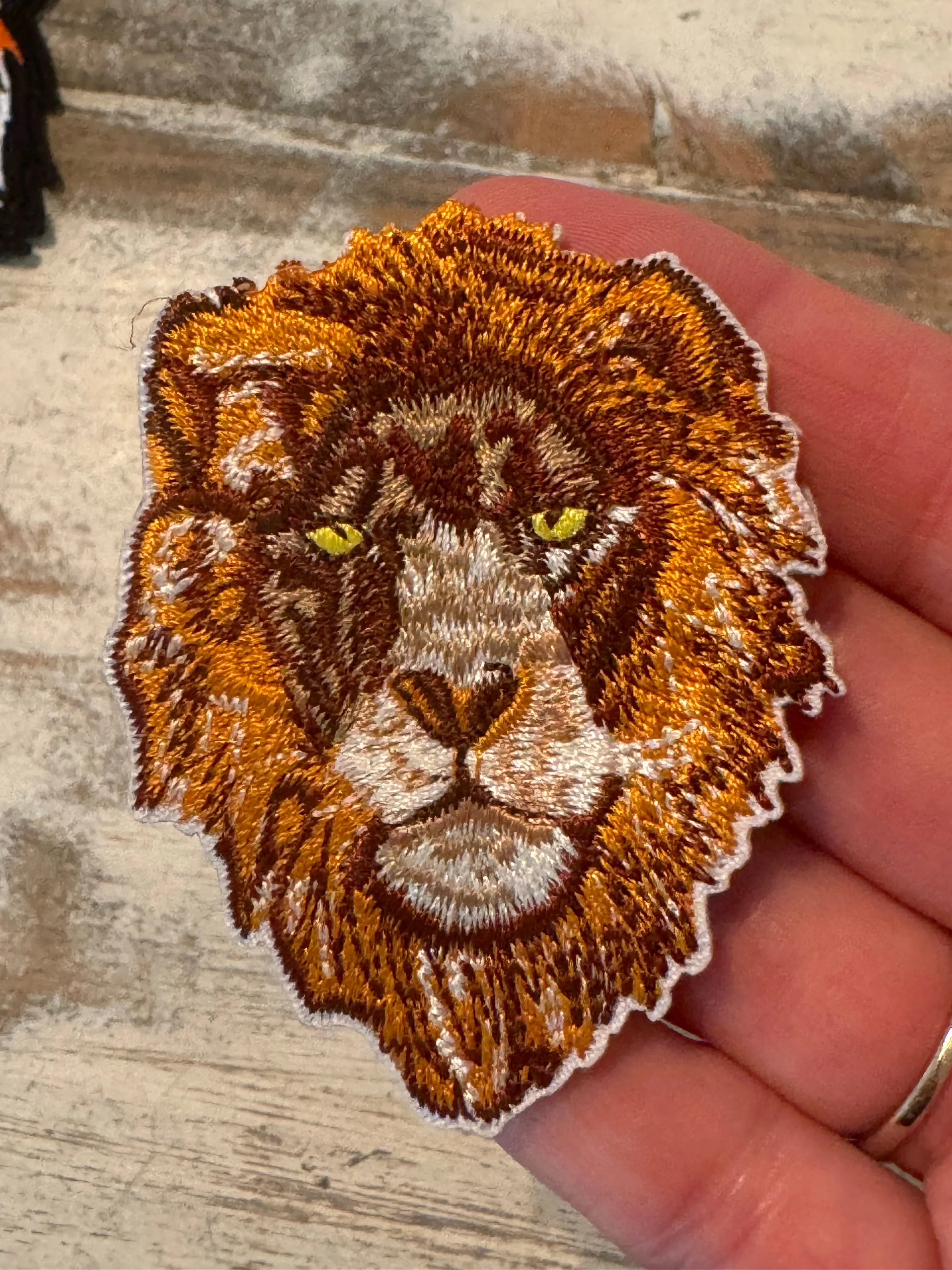 Lions, Tigers & Other Cats Mascot Iron On Patches