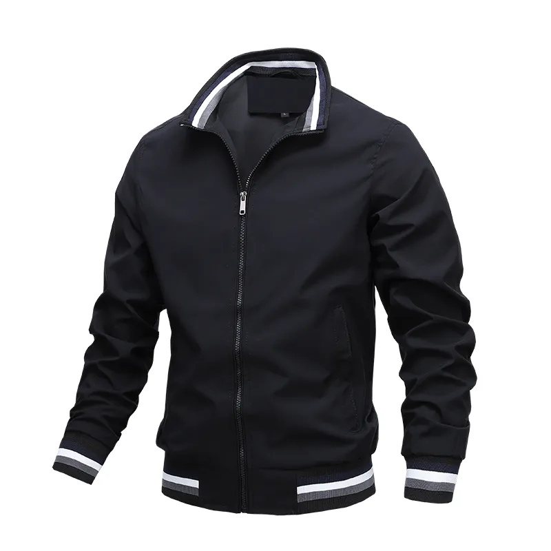 Mens Bomber Jacket, Casual Street wear, Slim Fit Pilot Coat