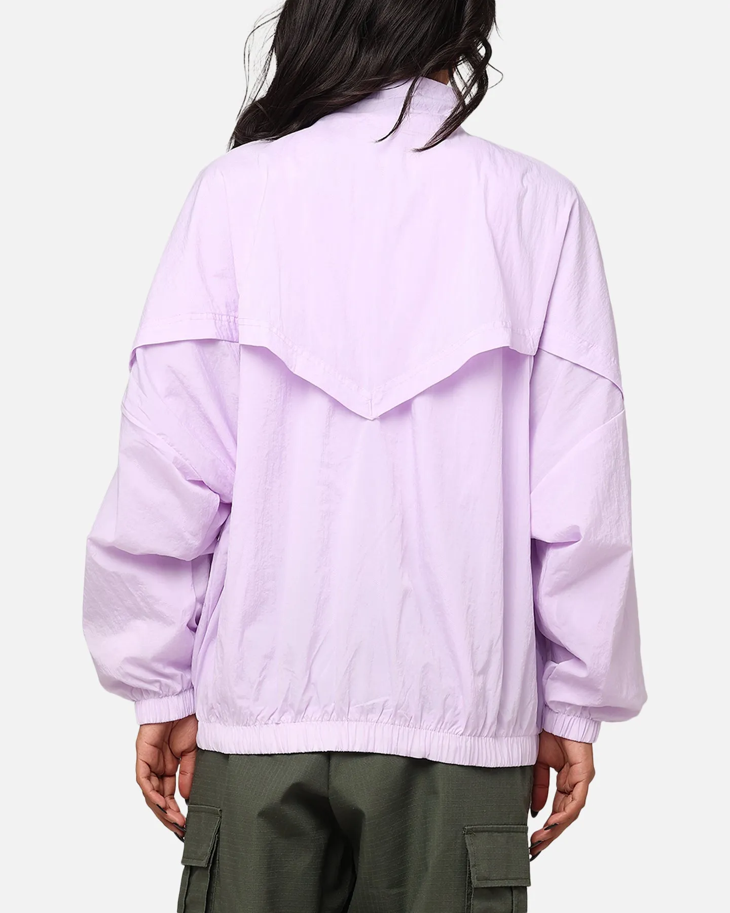 Nike Women's Sportswear Essential Woven Windrunner Jacket Violet Mist/Violet Mist-Daybreak