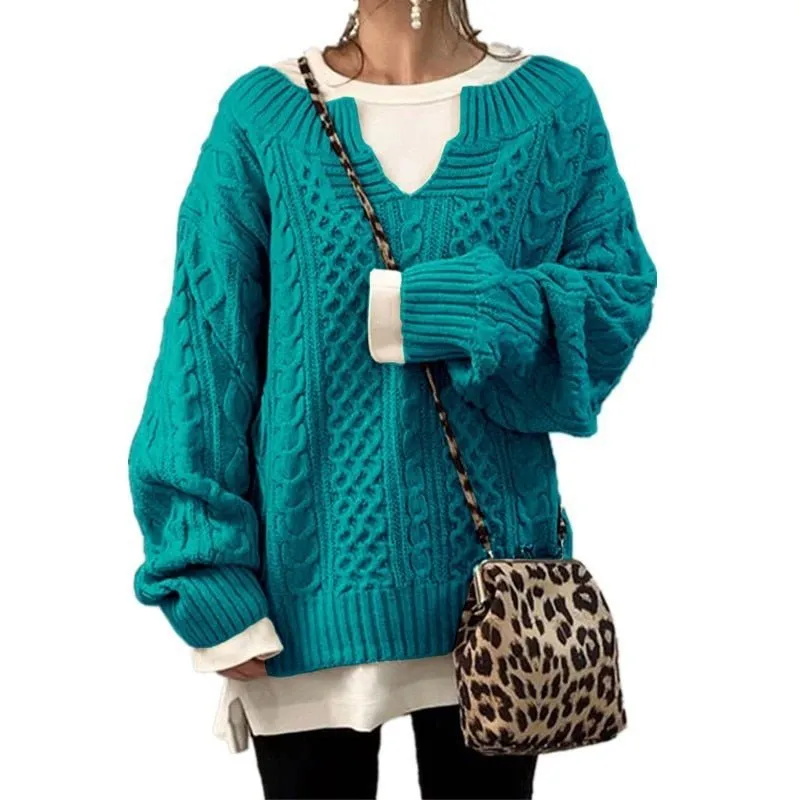 Oversized Cable-Knit Sweater