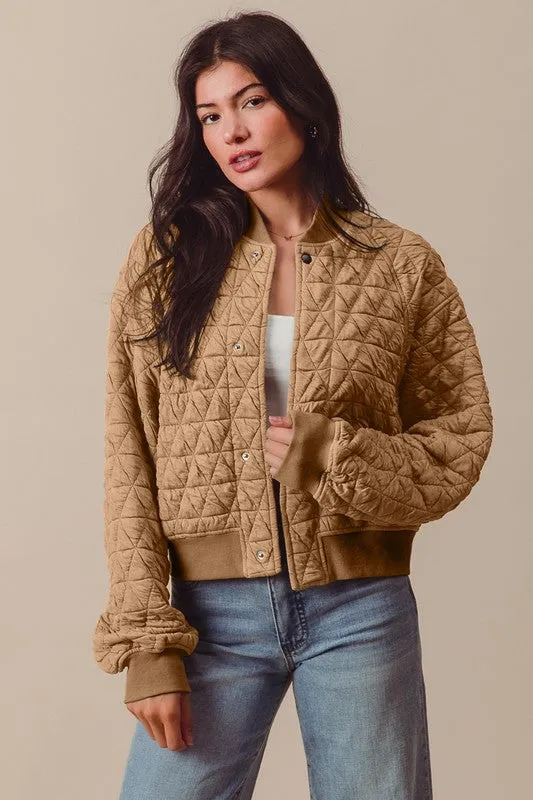 Quilted Blair Bomber Jacket