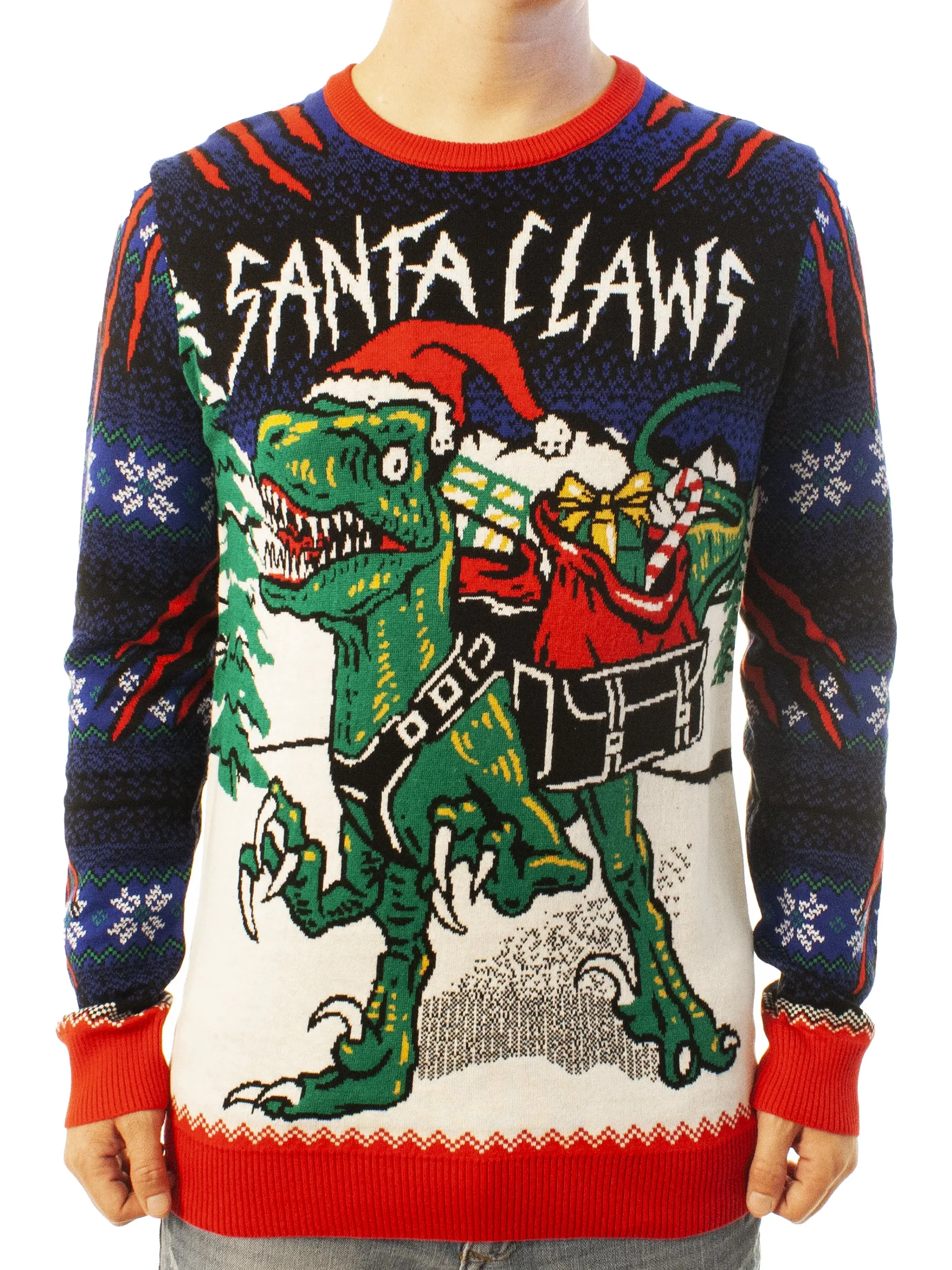 Santa Claws | Ugly Christmas Sweater For Men & Women | Unisex Sizing