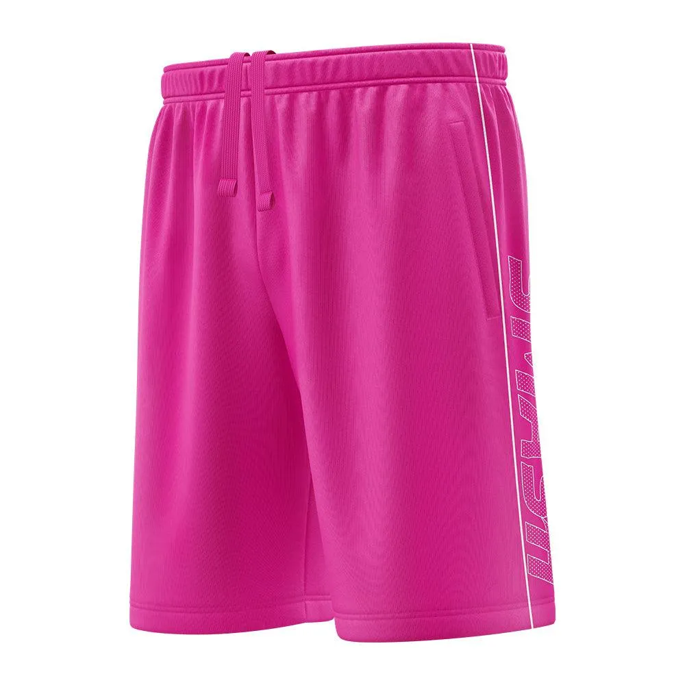 SIS Microfiber Shorts (Pink/White)