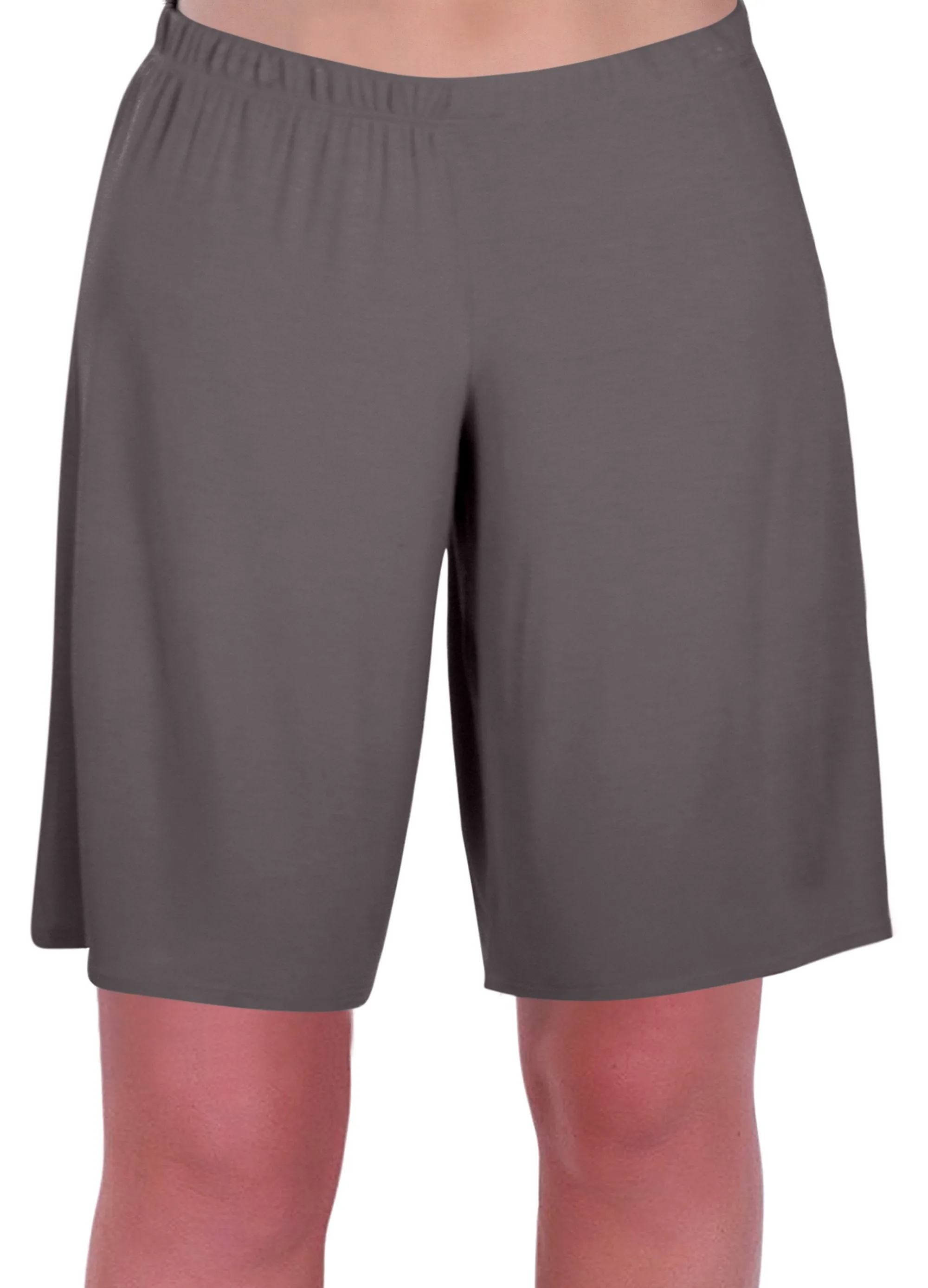 Star Jersey Elasticized Stretch Womens Plus Size Shorts