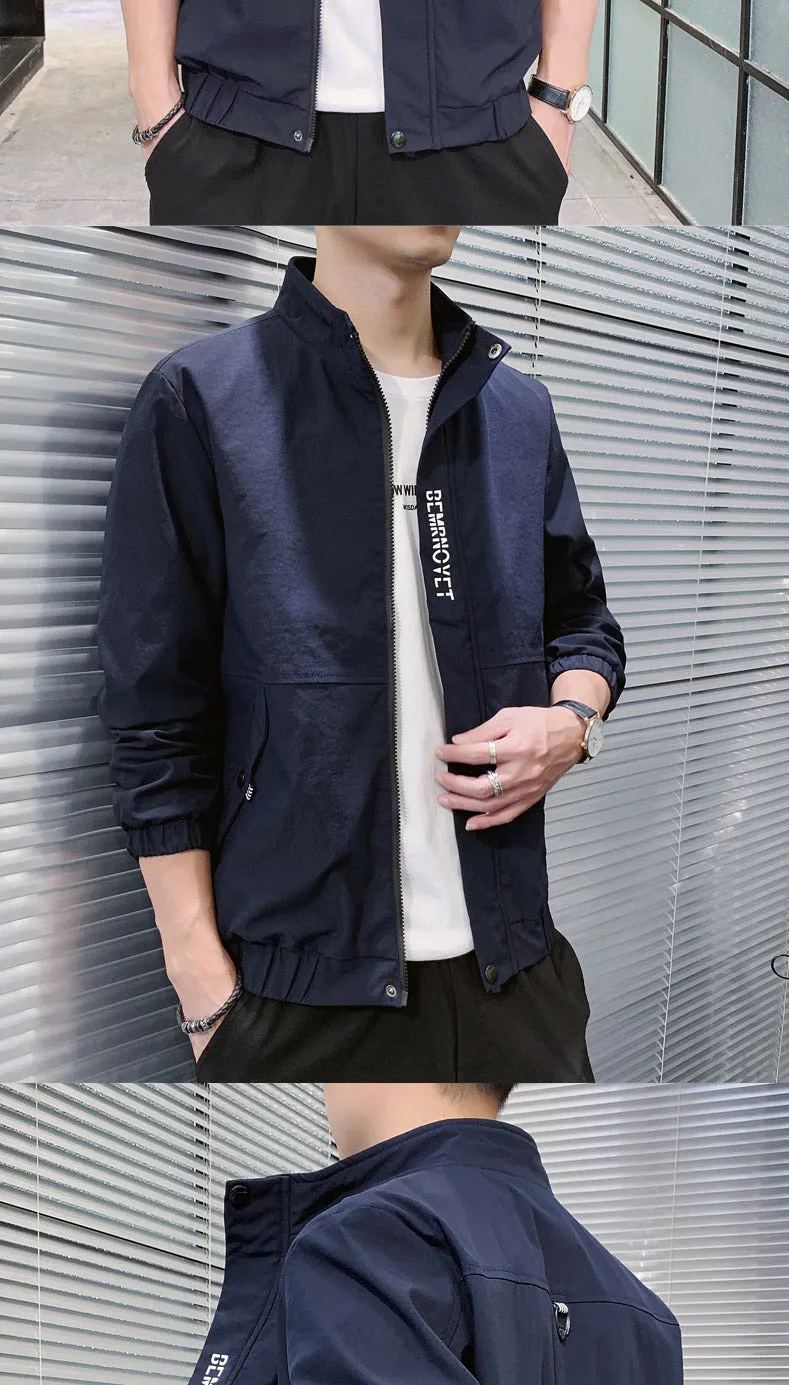 Trendy Thick Baseball Denim Jacket Tops Outerwear