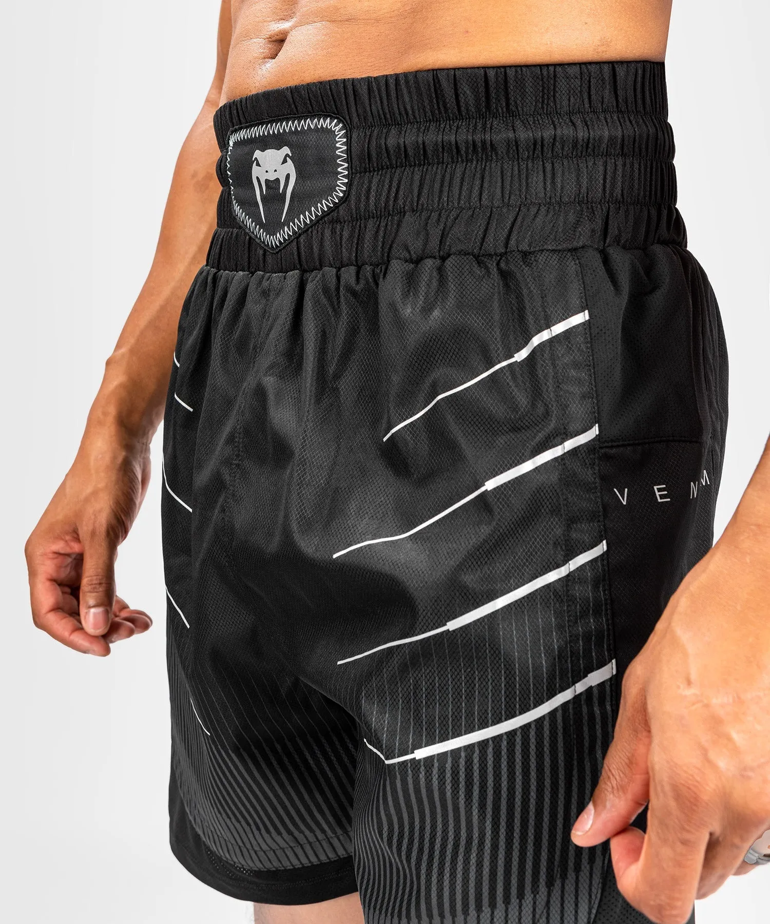 Venum Biomecha Boxing Short - Black/Grey