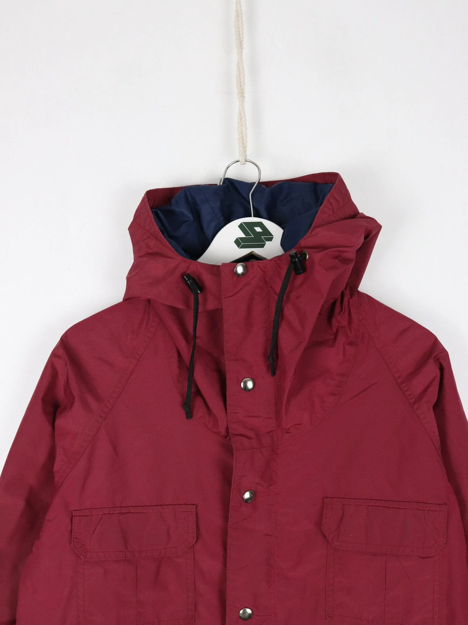 Vintage Mountain Equipment Co-Op Jacket Mens Medium Red Gore-Tex Windbreaker Outdoors