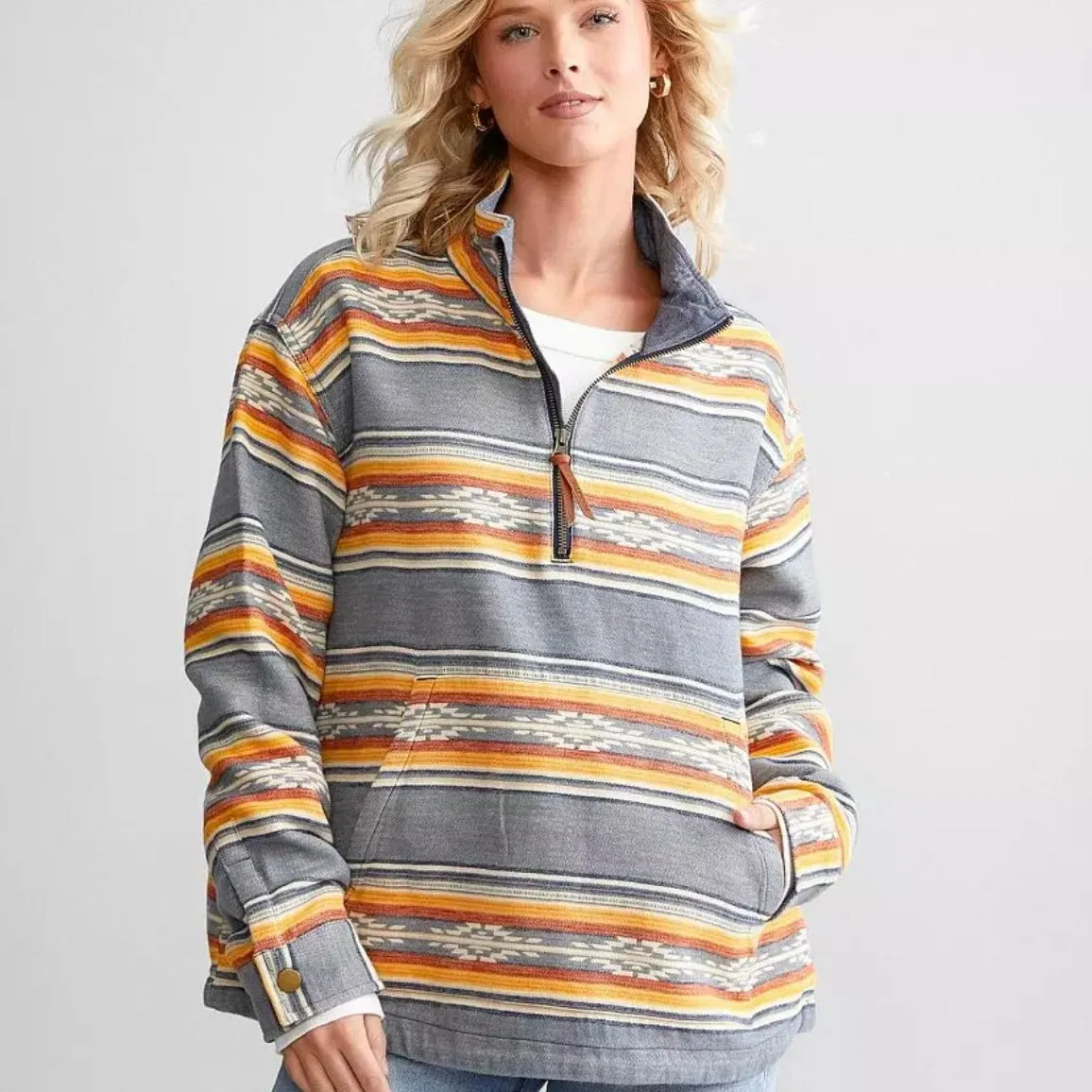 WOMEN'S DOUBLESOFT HALF-ZIP PULLOVER