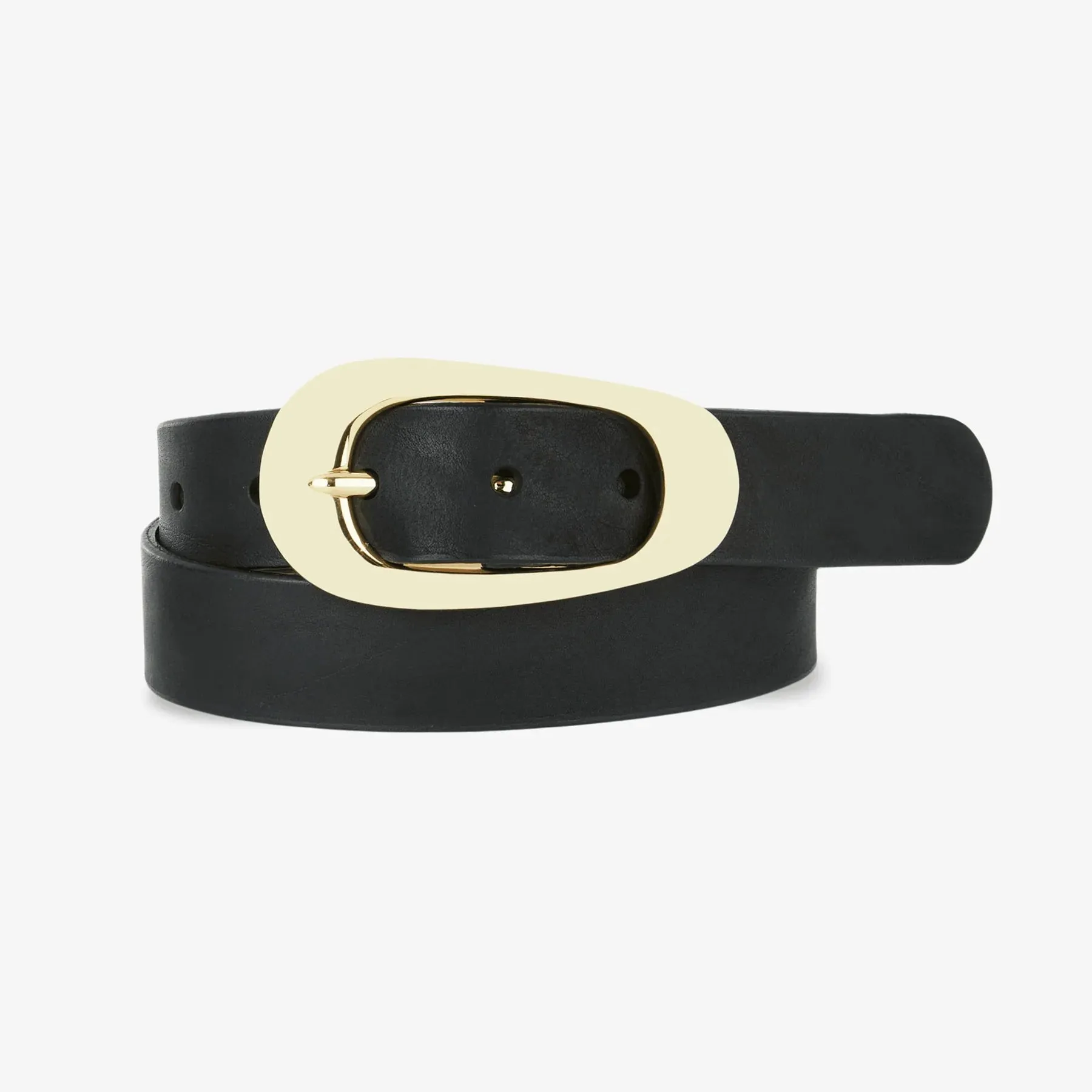 Zya Bridle Belt | Black Gold